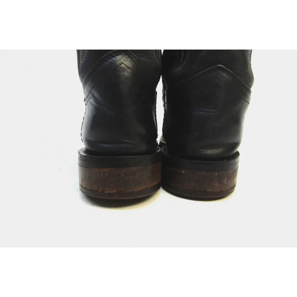 Shyanne Youth Size 11 D Black Square Toe Cowboy Western Boots